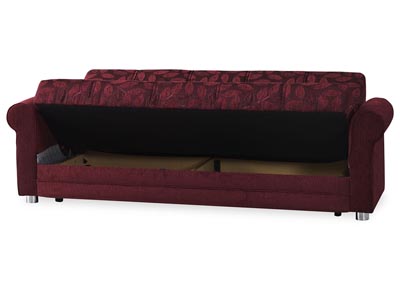 Rio Grande Burgundy Chenille Sofabed,Ottomanson (Previously Casamode)